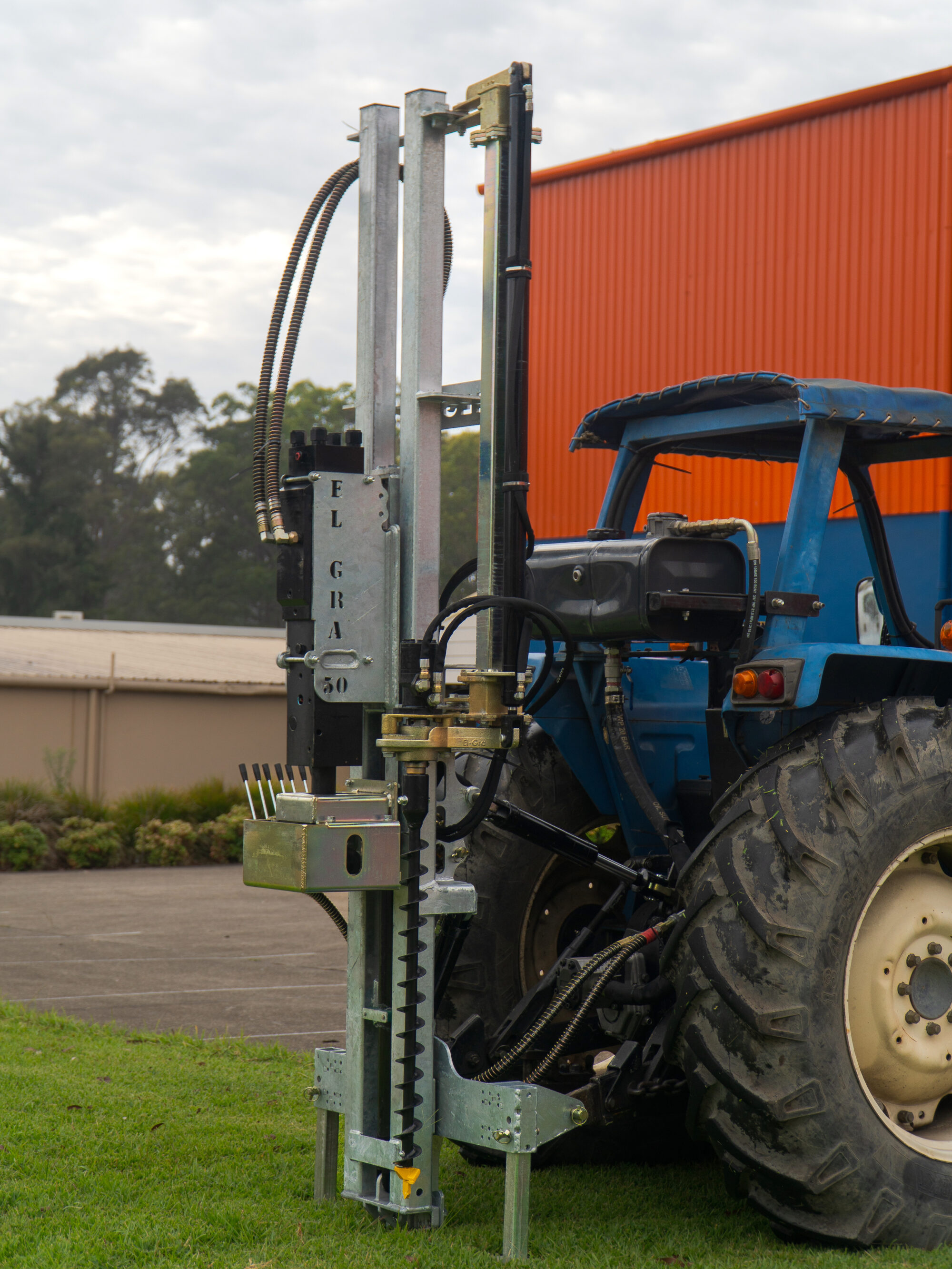 Old Post Driver Series 89 Post Driver | Precision Fencing Post Driver